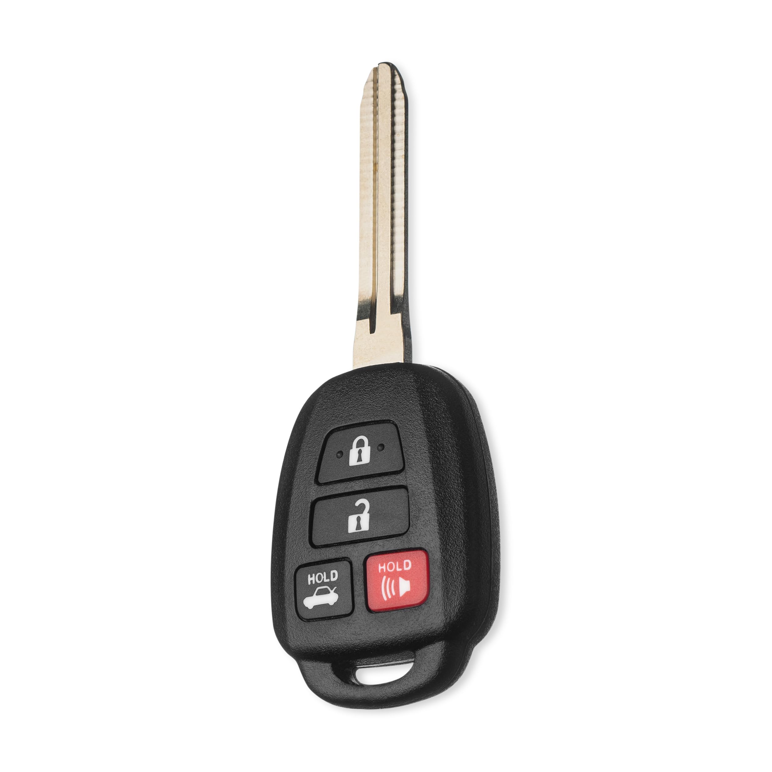 FOBTEK Keyless Entry Remote Head Key Fob for 2012-2014 Toyota Camry Replacement for HYQ12BDM, 89070-06420 (for G chip, 4-Button)